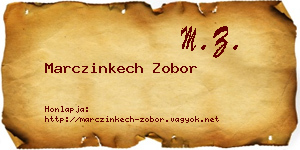 Marczinkech Zobor névjegykártya